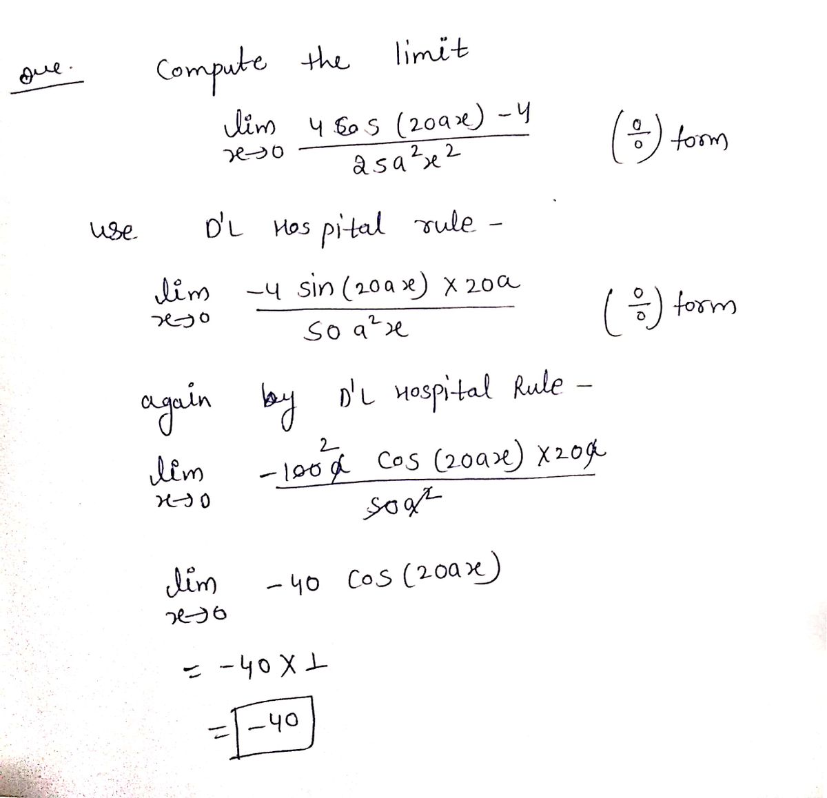 Calculus homework question answer, step 1, image 1